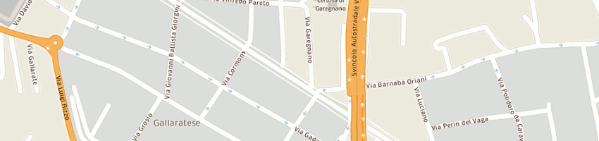 Mappa della impresa tecno edil srl a MILANO