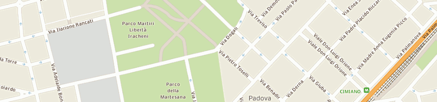 Mappa della impresa rda passoni - srl a MILANO