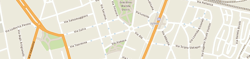 Mappa della impresa casati maurizio e c sas a MILANO