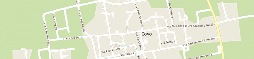 Mappa della impresa municipio a COVO