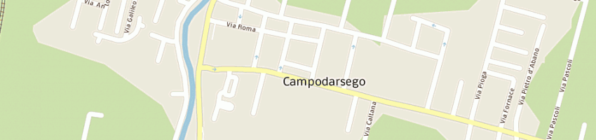 Mappa della impresa banca di credito cooperativo dell'alta padovana soccoopa rl a CAMPODARSEGO