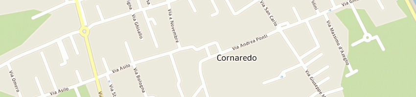 Mappa della impresa fiordipanna srl a CORNAREDO