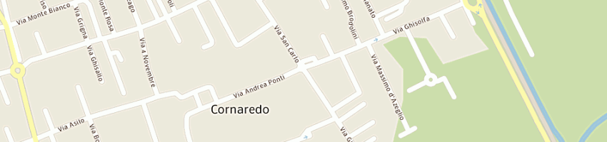 Mappa della impresa municipio a CORNAREDO