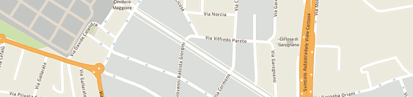 Mappa della impresa rusconi piergiorgio a MILANO