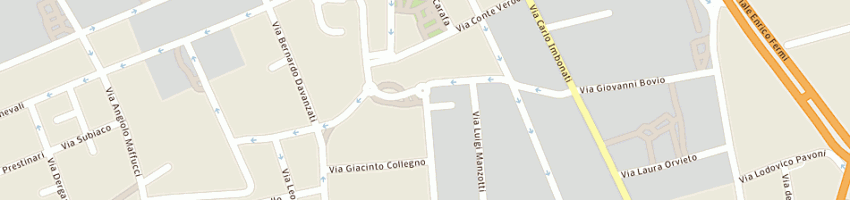 Mappa della impresa cooperativa edificatrice di dergano soccoop pi a MILANO