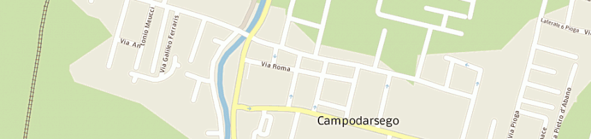 Mappa della impresa gesuato graziella a CAMPODARSEGO