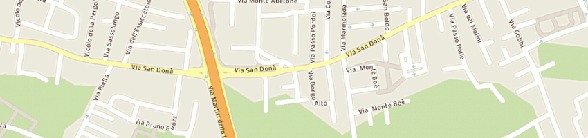 Mappa della impresa trevisan alfonso a VENEZIA