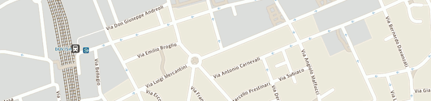 Mappa della impresa centro carni bovisa snc a MILANO