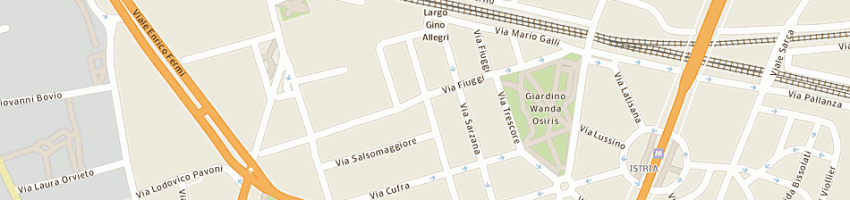 Mappa della impresa colorgrafic di ferroni silvano e galli emilio snc a MILANO