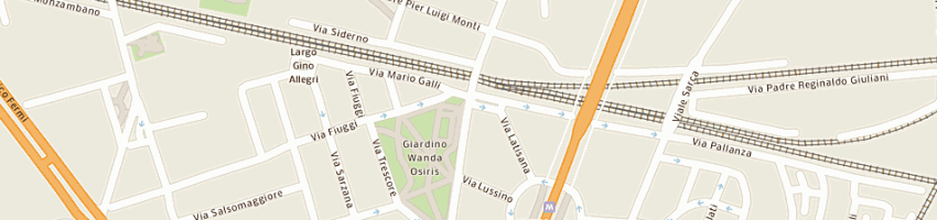 Mappa della impresa fondazione girola onlus a MILANO
