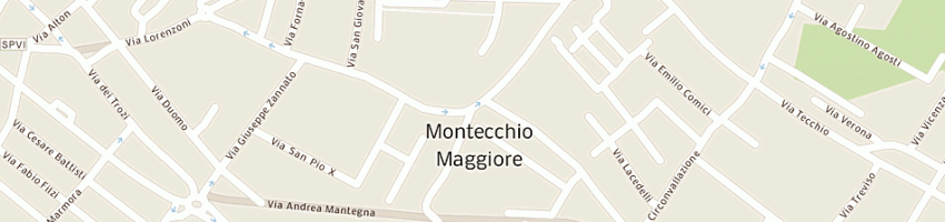 Mappa della impresa gestiuno sas a MONTECCHIO MAGGIORE