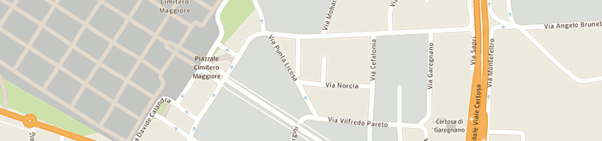 Mappa della impresa mobilia antonio fiorenzo a MILANO