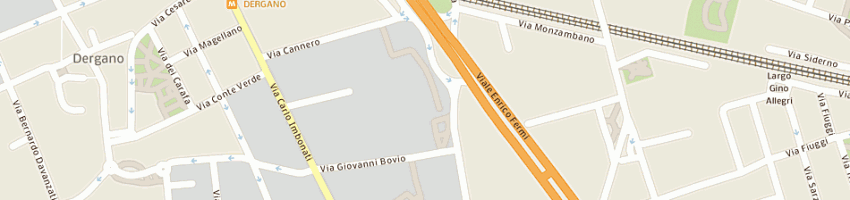 Mappa della impresa albacom spa a MILANO