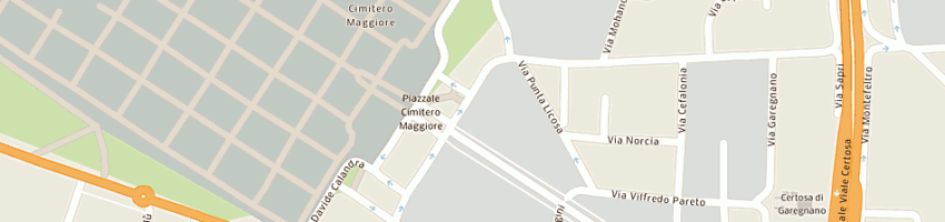 Mappa della impresa ferrucci nello a MILANO
