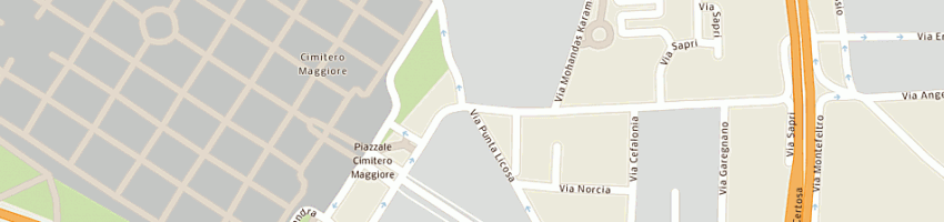 Mappa della impresa rge sas di rona giovanni e c a MILANO