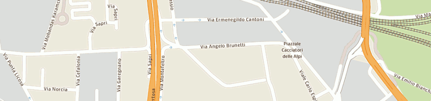 Mappa della impresa rampoldi luigi a MILANO