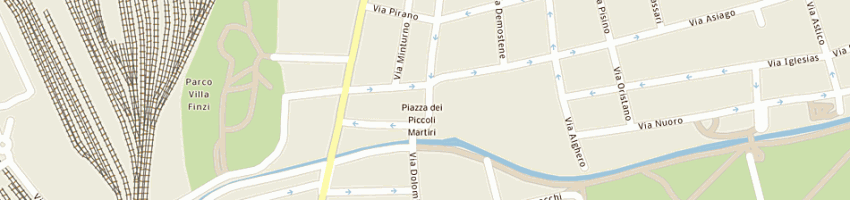 Mappa della impresa oref ipg snc di ventura ge c a MILANO