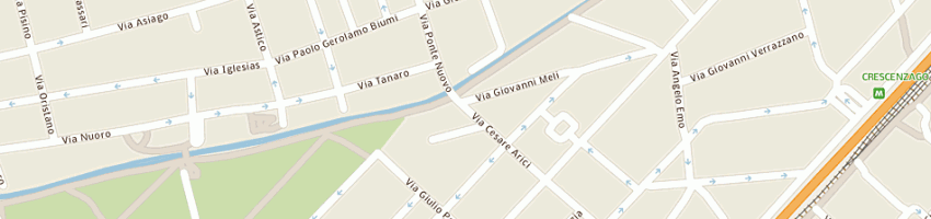 Mappa della impresa vigipi snc di ruscio giuseppe e c a MILANO