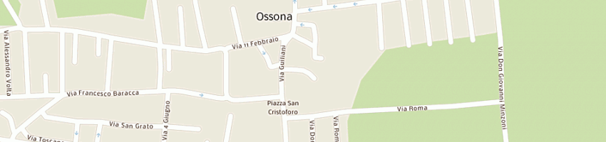 Mappa della impresa comune di ossona a OSSONA