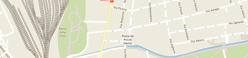 Mappa della impresa mr sole di nicli donata a MILANO