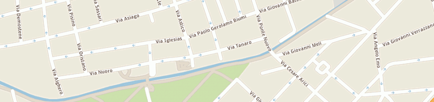 Mappa della impresa brumat a MILANO