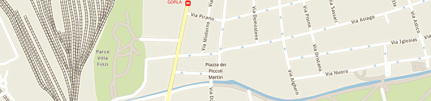 Mappa della impresa centro stampa gb di giorgio bortolan snc a MILANO