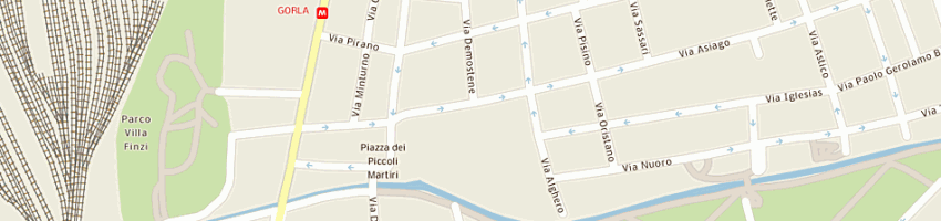 Mappa della impresa perletti e zoppetti snc di perletti benito e zoppetti g a MILANO