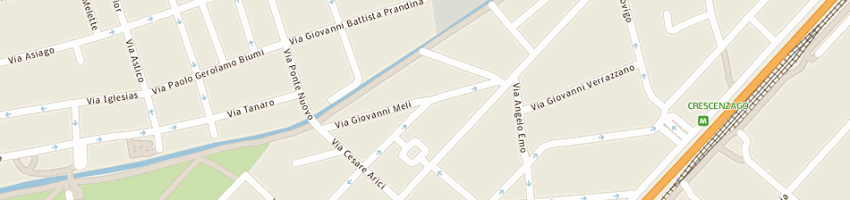 Mappa della impresa sas con-vil di borsato maria e c a MILANO
