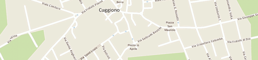 Mappa della impresa gulino elisabetta a CUGGIONO