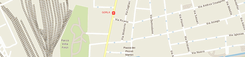 Mappa della impresa rivea snc a MILANO