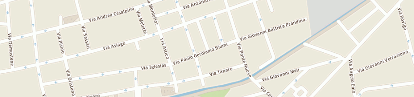 Mappa della impresa pasticceria romeo di rodolfo romeo e c snc a MILANO