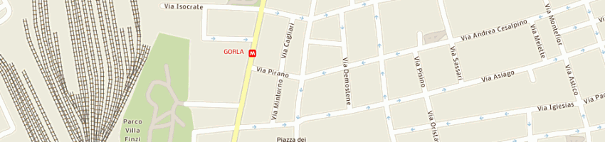 Mappa della impresa bertolesi m a MILANO