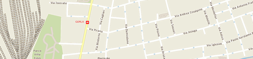 Mappa della impresa impianti elettrici sanval di santoro giuseppe a MILANO