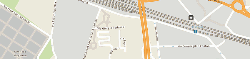 Mappa della impresa bourns srl a MILANO