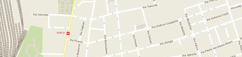 Mappa della impresa cazzaniga mariangela a MILANO