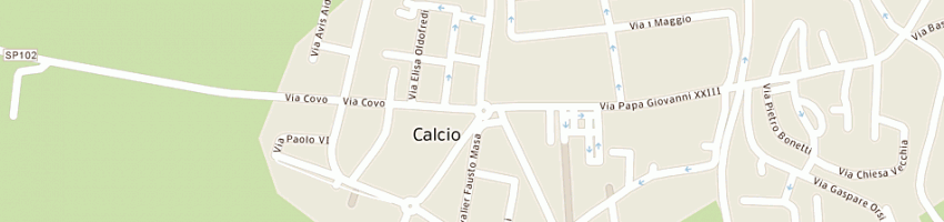 Mappa della impresa masnari antonio eliseo a CALCIO