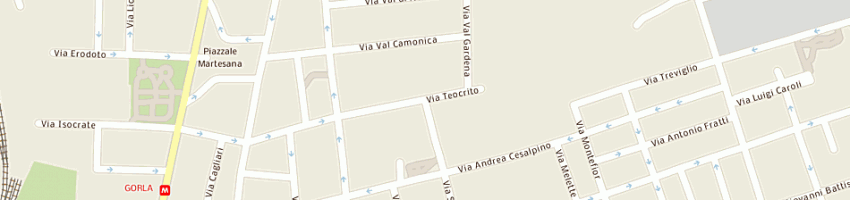 Mappa della impresa telemagnetica srl a MILANO
