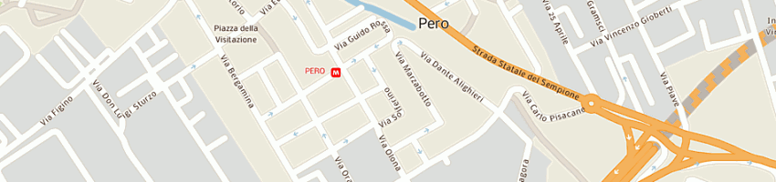 Mappa della impresa zagheno mauro a PERO
