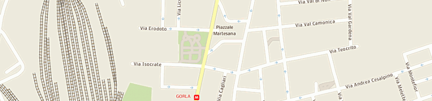 Mappa della impresa caligiuri lorenzo a MILANO