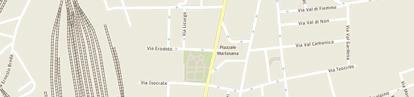 Mappa della impresa came snc di caprotti enrico e c a MILANO