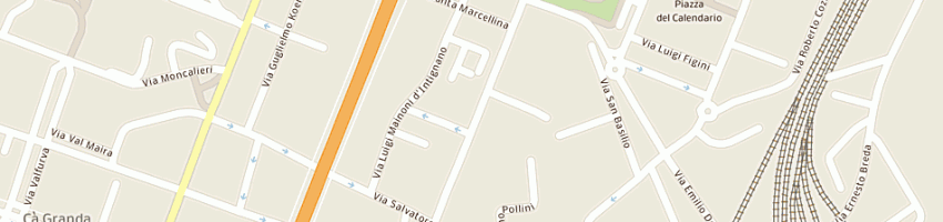 Mappa della impresa visual tech srl a MILANO