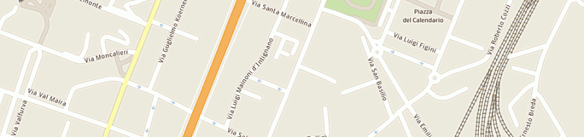 Mappa della impresa calzi valentina a MILANO