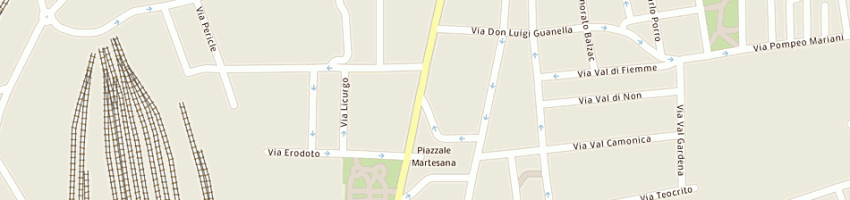 Mappa della impresa apiesse srl a MILANO