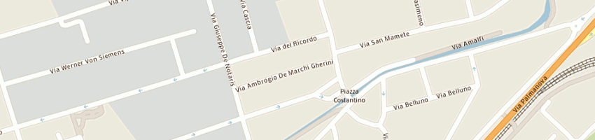 Mappa della impresa campi pietro a MILANO