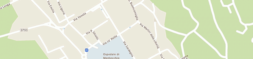 Mappa della impresa barcarolo bruna e faedo lucio sdf a MONTECCHIO MAGGIORE