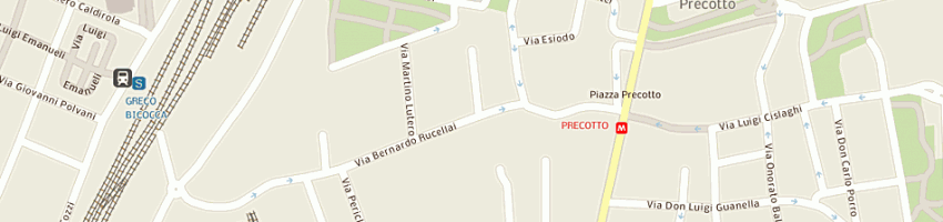 Mappa della impresa condominio di via rucellai a MILANO