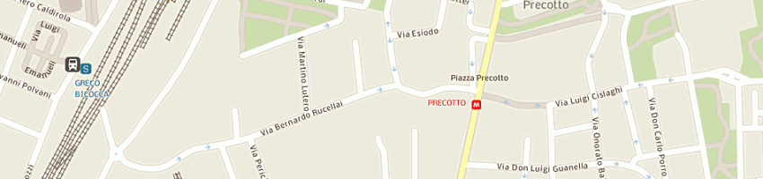 Mappa della impresa paolillo giacinto e figli snc a MILANO