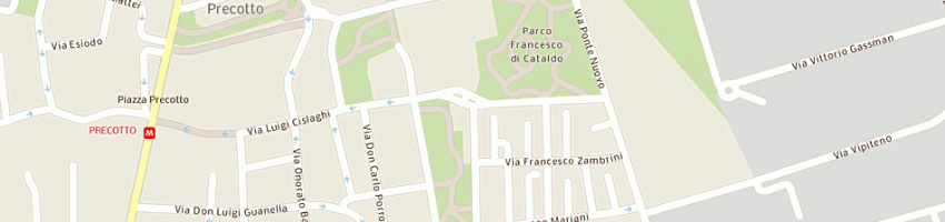 Mappa della impresa bravin maurizio a MILANO