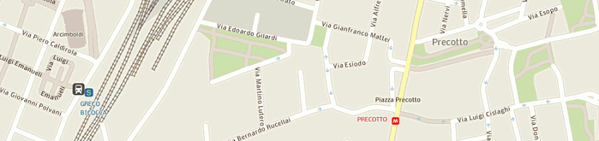 Mappa della impresa centro sia srl a MILANO