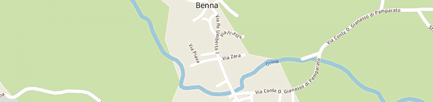 Mappa della impresa marchetti osvaldo a BENNA